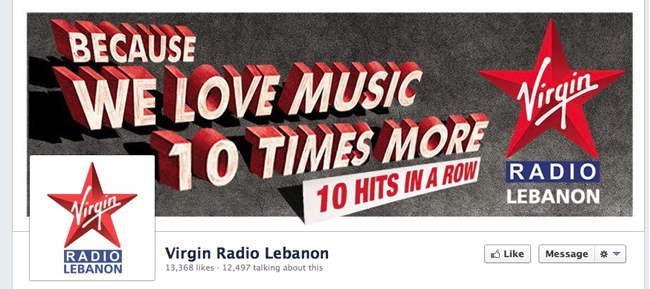 Virgin Radio Lebanon Facebook Page