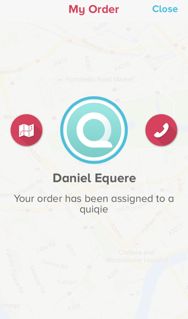 Quiqup Quiqie App